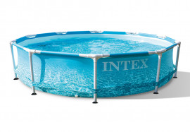   Intex 28208NP Beachside Metal Frame Pool (305  76 ) +   