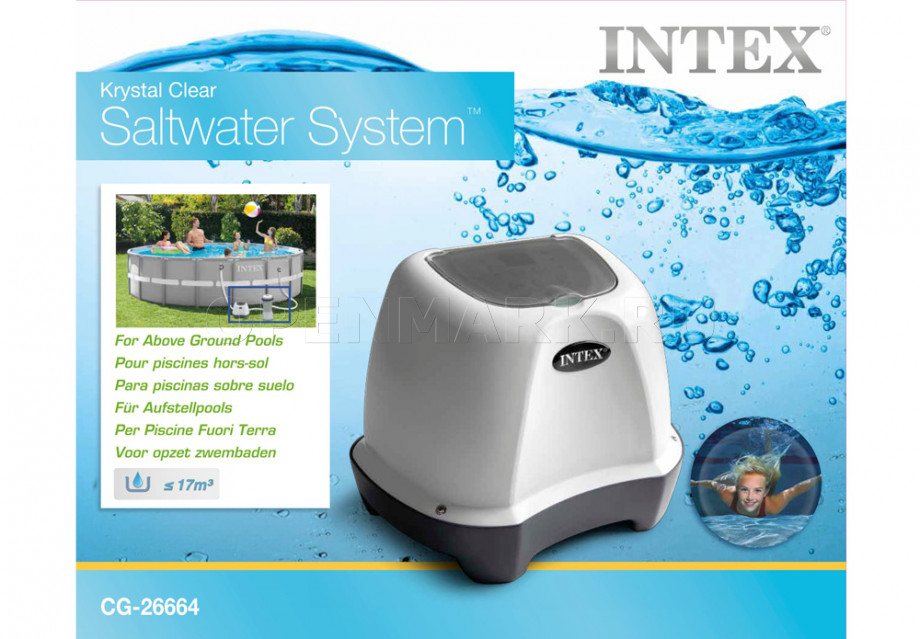  Intex 26664 Krystal Clear Saltwater System QS400