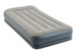    Intex 64116ND Pillow Rest Mid-Rise Airbed +  