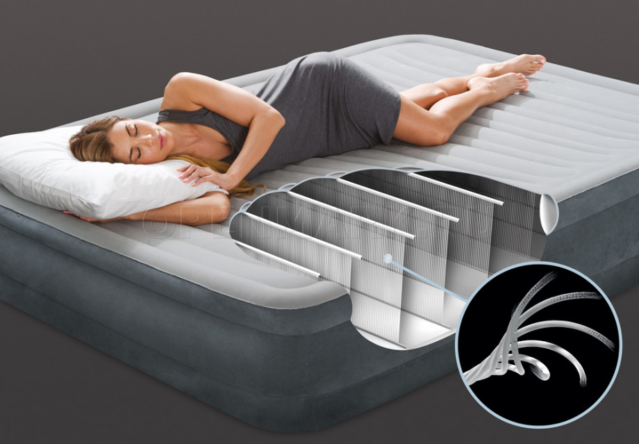    Intex 67768ND Comfort-Plush Airbed +  