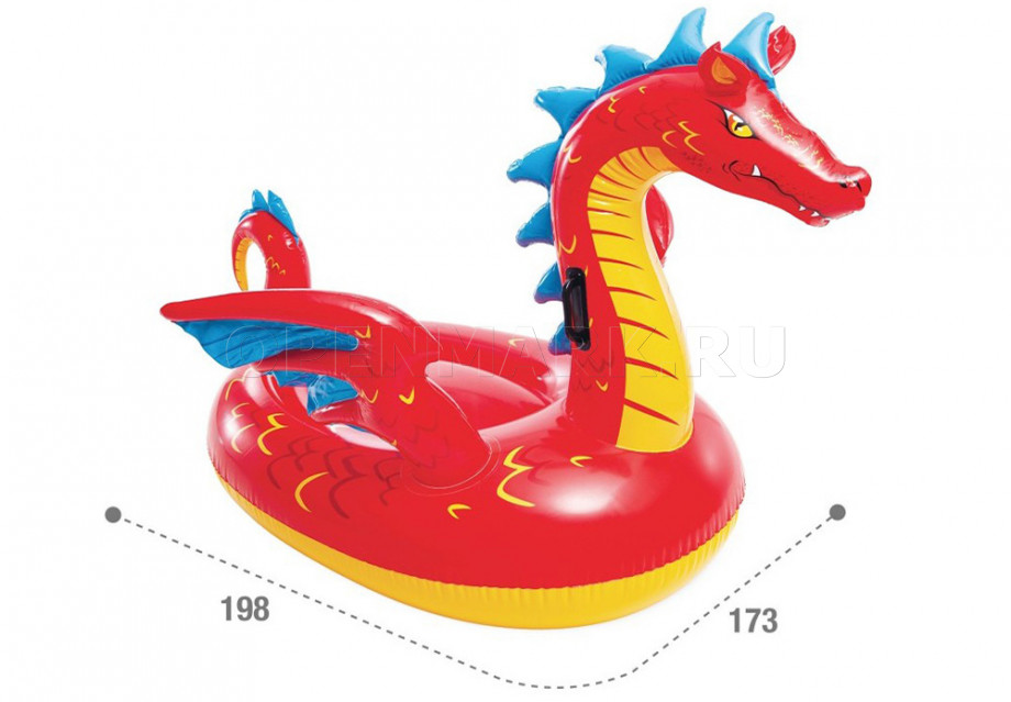       Intex 57577NP Magical Dragon Ride-On ( 3 )