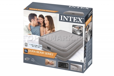    Intex 64468 Foam Top Bed +  