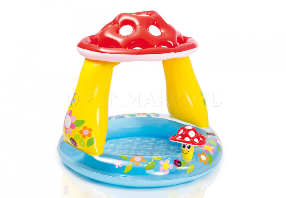         Intex 57114NP Mushroom Baby Pool ( 1  3 )