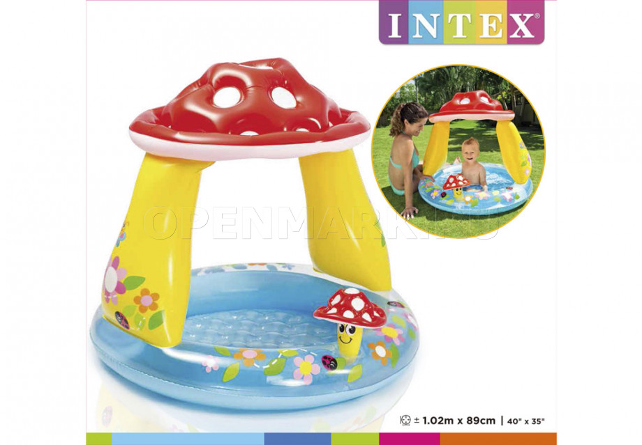          Intex 57114NP Mushroom Baby Pool ( 1  3 )