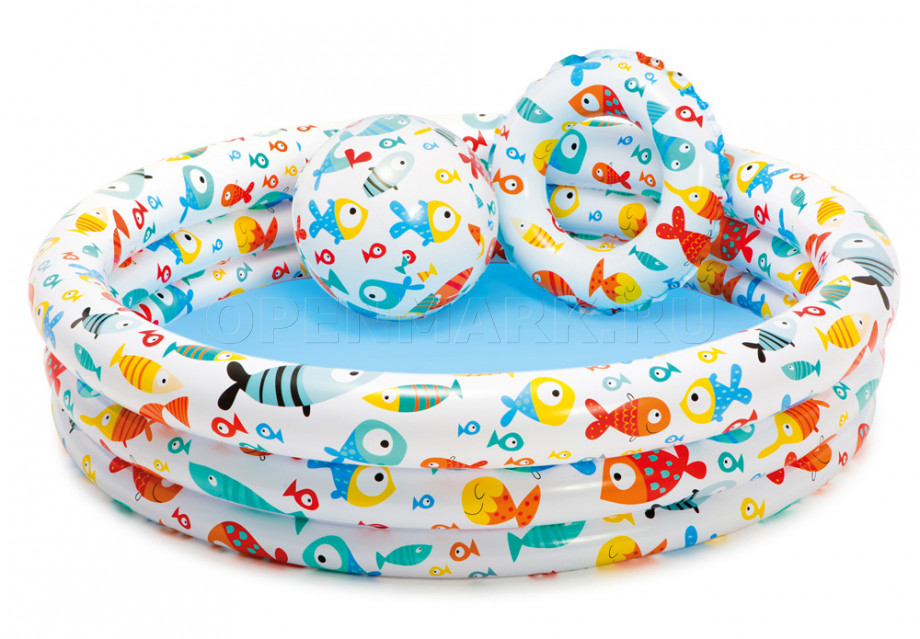       Intex 59469NP Pineapple Splash Pool Set ( 2 )