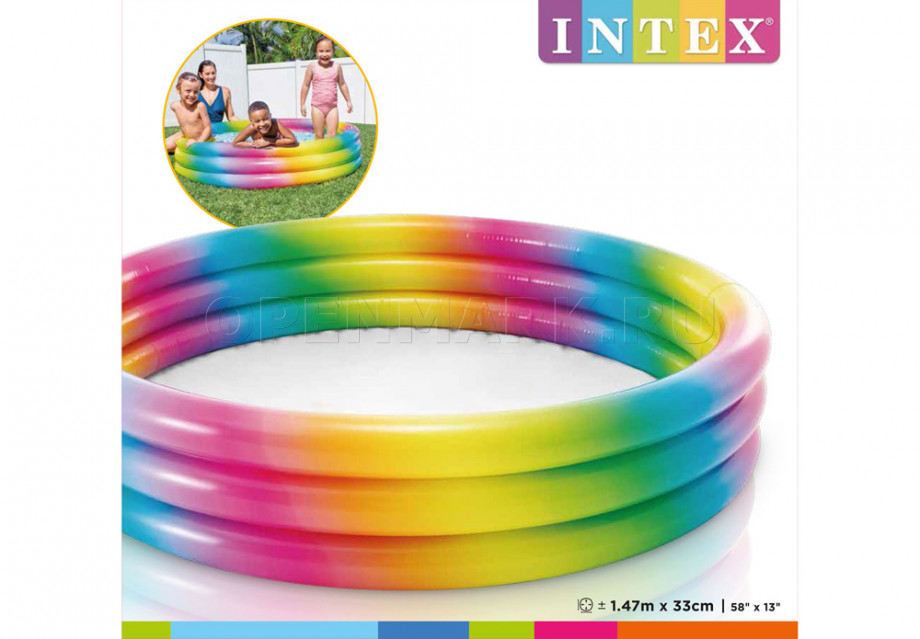    Intex 58439NP Rainbow Ombre Pool ( 2 )
