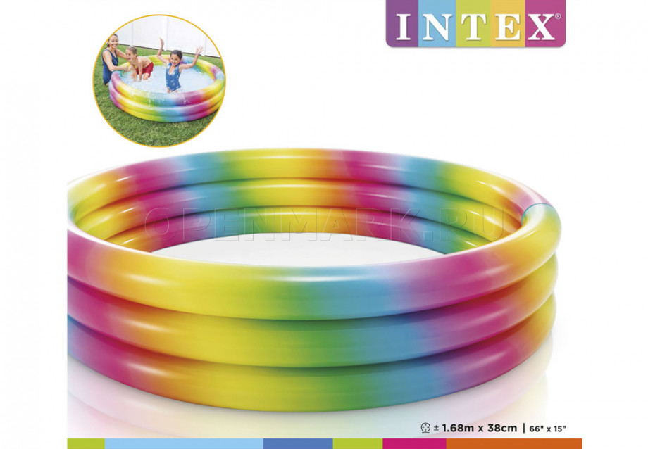    Intex 58449NP Rainbow Ombre Pool ( 2 )