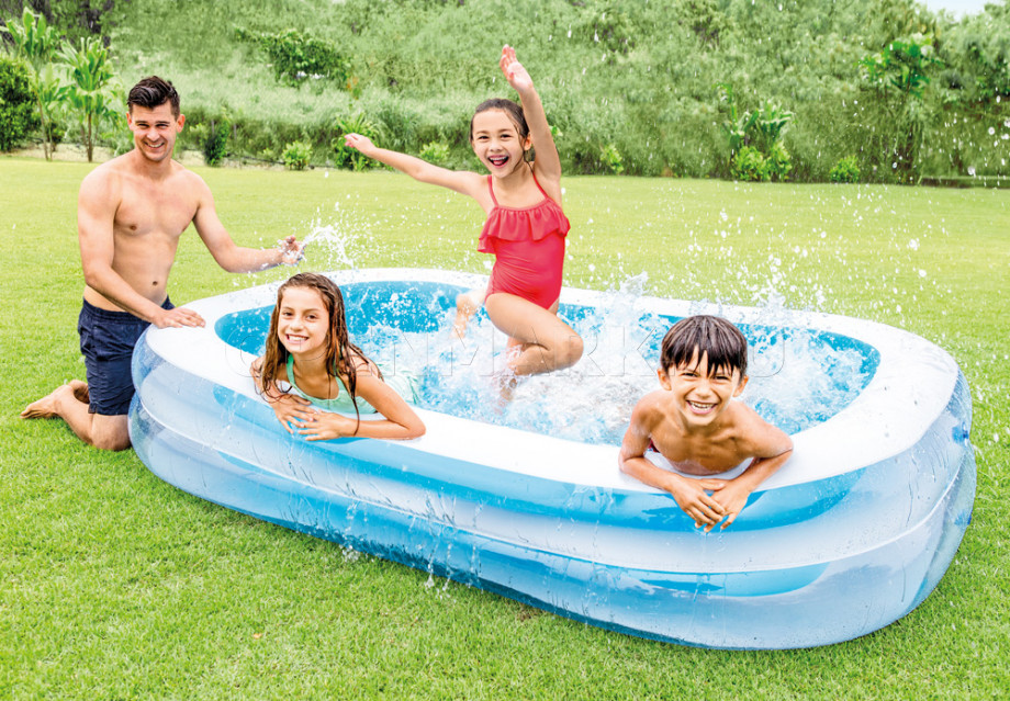 Надувной семейный бассейн Волна Intex 56483NP Swim Center Family Pool (от 6 лет)
