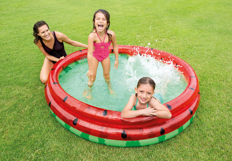 Надувной детский бассейн Арбуз Intex 58448NP Watermelon Pool (от 2 лет)