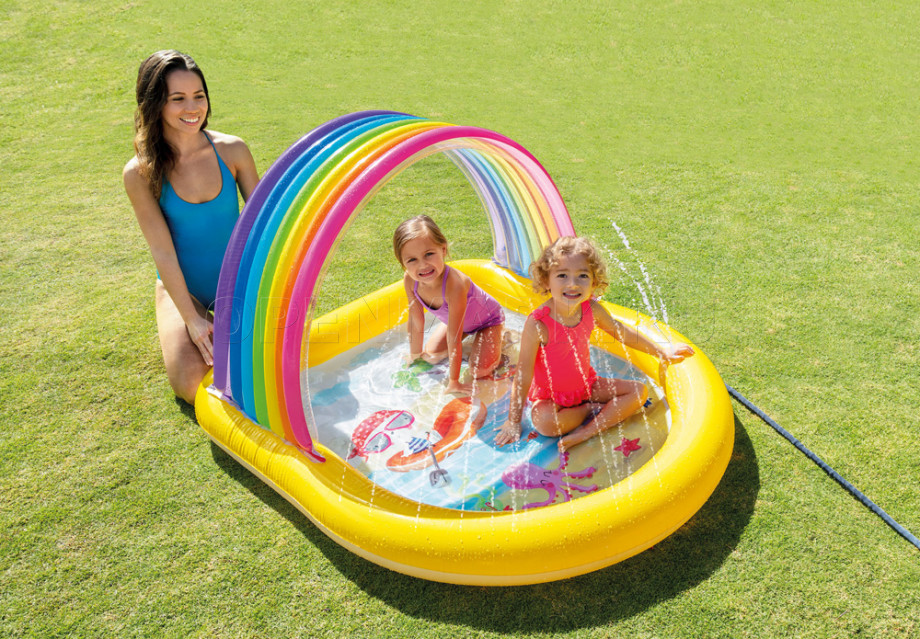       Intex 57156NP Rainbow Arch Spray Pool ( 2 )