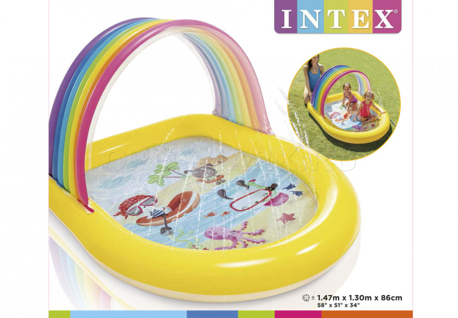       Intex 57156NP Rainbow Arch Spray Pool ( 2 )