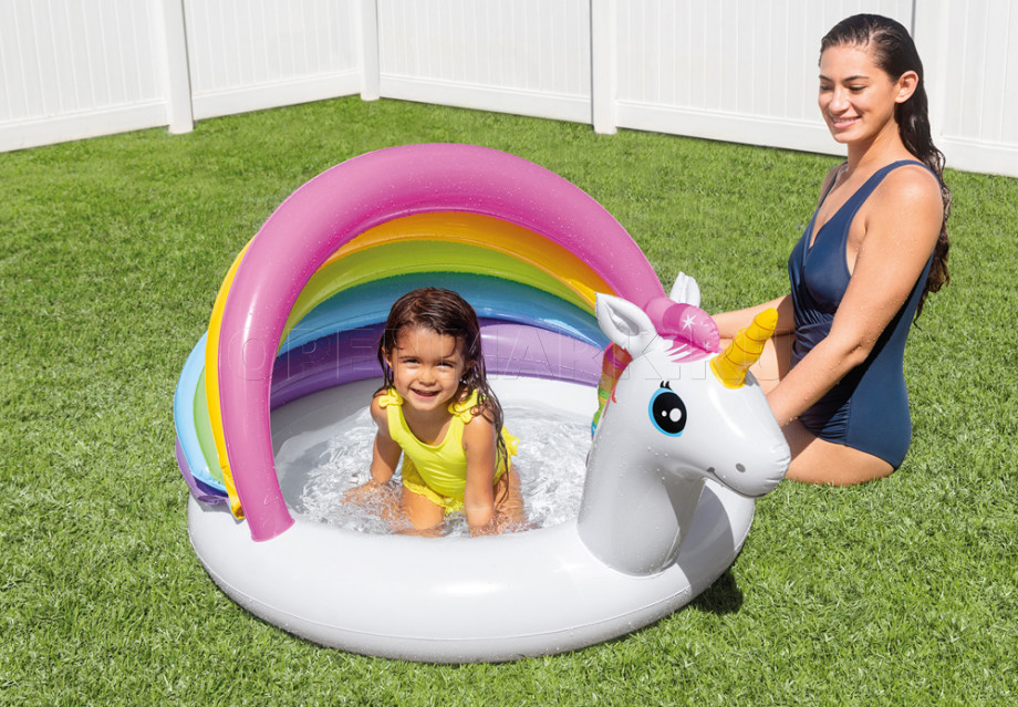          Intex 57113NP Unicorn Baby Pool ( 1  3 )