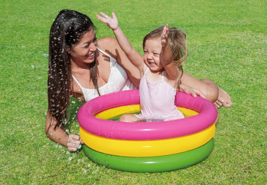        Intex 57107NP Sunset Glow Baby Pool ( 1  3 )