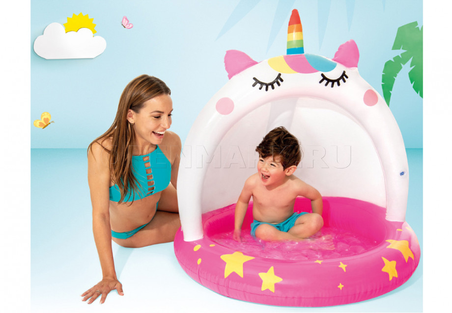         Intex 58438NP Caticorn Baby Pool ( 1  3 )