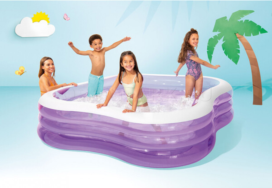    Intex 57495NP Beach Wave Swim Center Pool ( 6 )