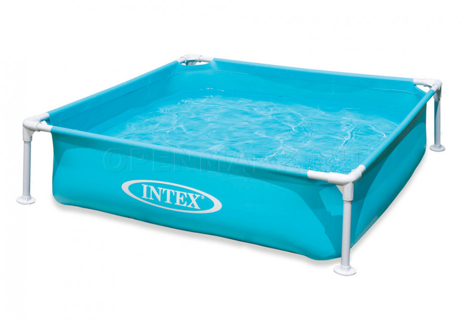 Каркасный бассейн Intex 57173NP Mini Frame Pool (122 х 122 х 30 см, синий)