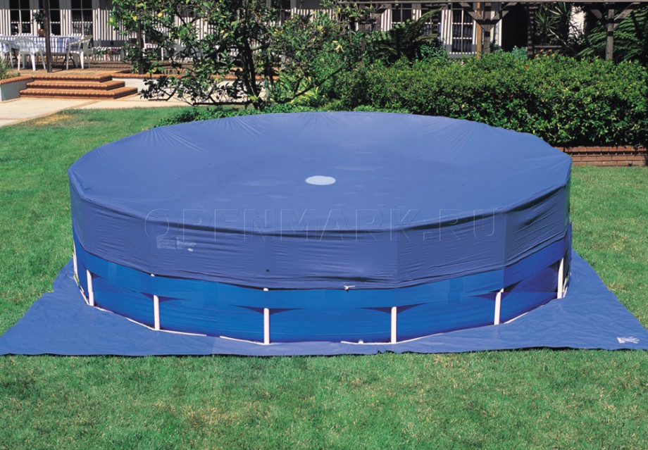 Каркасный бассейн Intex 28240NP Metal Frame Pool (457 х 84 см) + фильтрующий картриджный насос + аксессуары