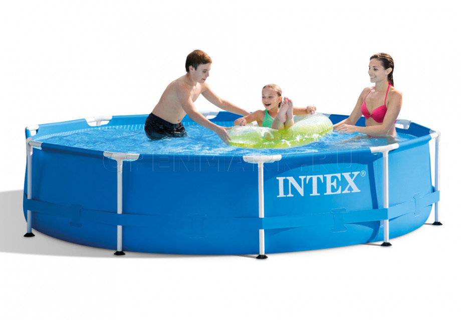 Каркасный бассейн Intex 28202NP Metal Frame Pool (305 х 76 см) + фильтрующий картриджный насос