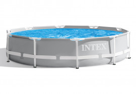 Каркасный бассейн Intex 26702NP Prism Frame Pool (305 х 76 см) + фильтрующий картриджный насос
