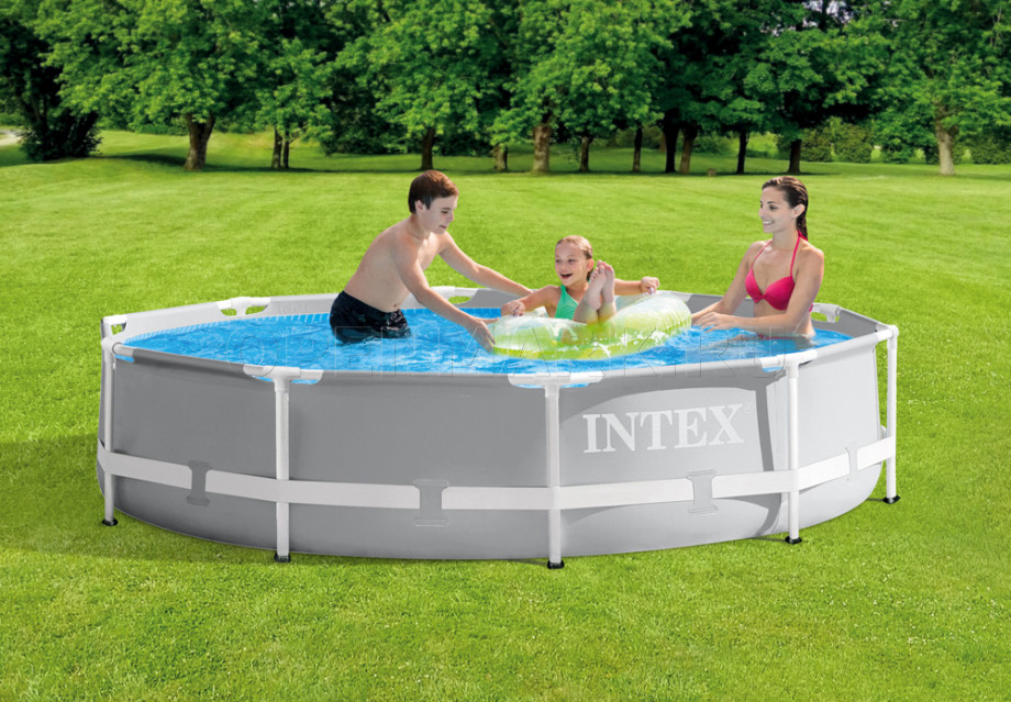 Каркасный бассейн Intex 26702NP Prism Frame Pool (305 х 76 см) + фильтрующий картриджный насос