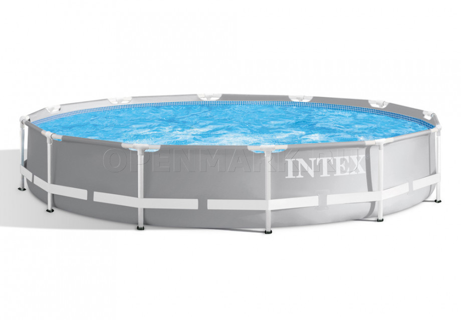 Каркасный бассейн Intex 26712NP Prism Frame Pool (366 х 76 см) + фильтрующий картриджный насос