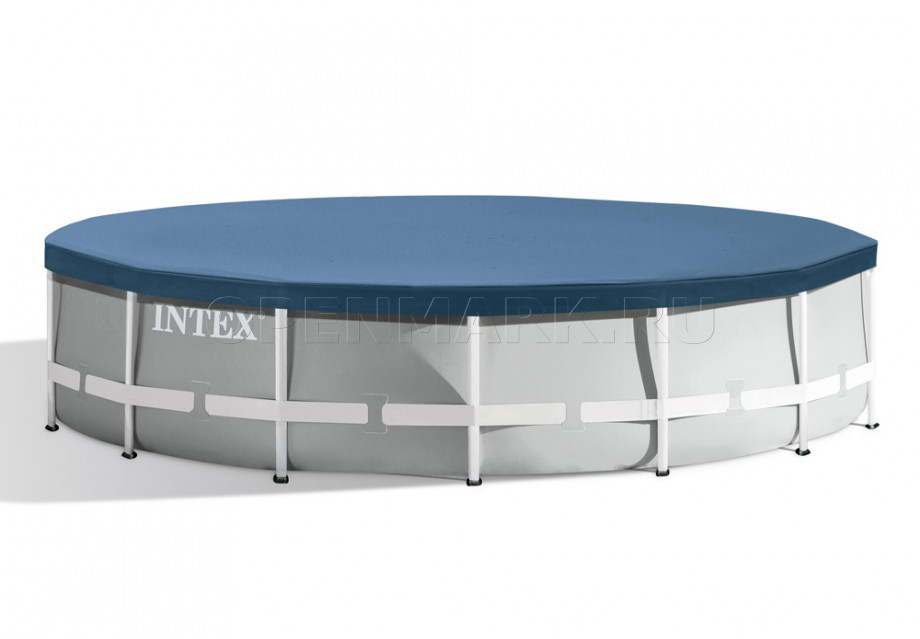 Каркасный бассейн Intex 26724NP Prism Frame Pool (457 х 107 см) + фильтрующий картриджный насос + аксессуары