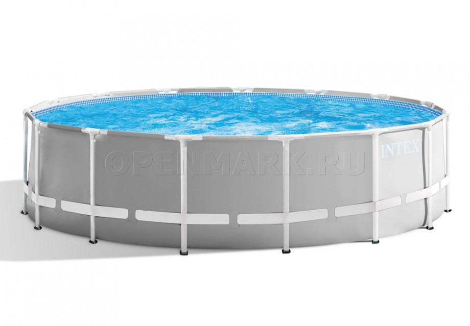 Каркасный бассейн Intex 26726NP Prism Frame Pool (457 х 122 см) + фильтрующий картриджный насос + аксессуары