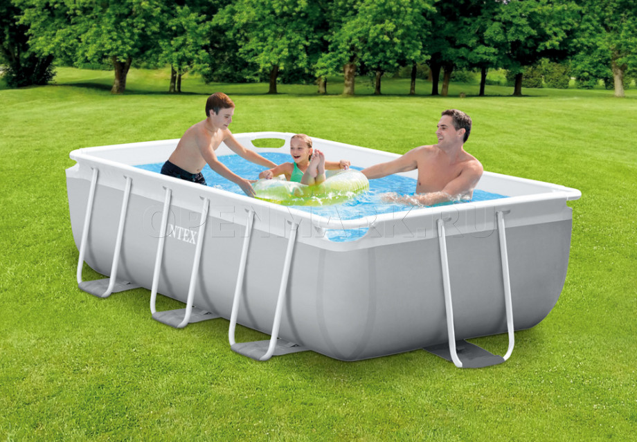   Intex 26784WP Rectangular Prism Frame Pool (300  175  80 ) + 