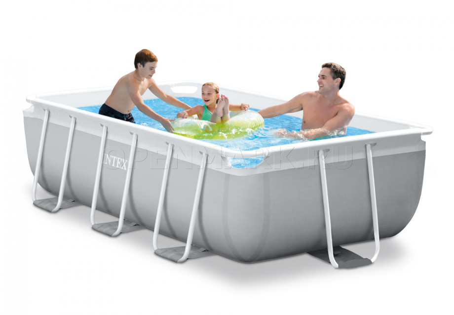   Intex 26784WP Rectangular Prism Frame Pool (300  175  80 ) + 