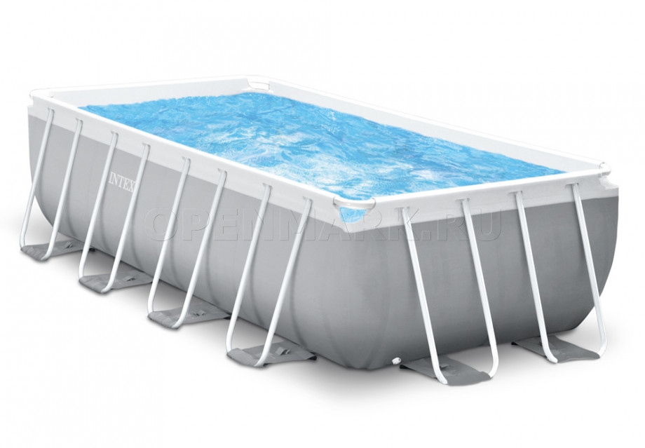   Intex 26792WP Rectangular Prism Frame Pool (488  244  107 ) + 