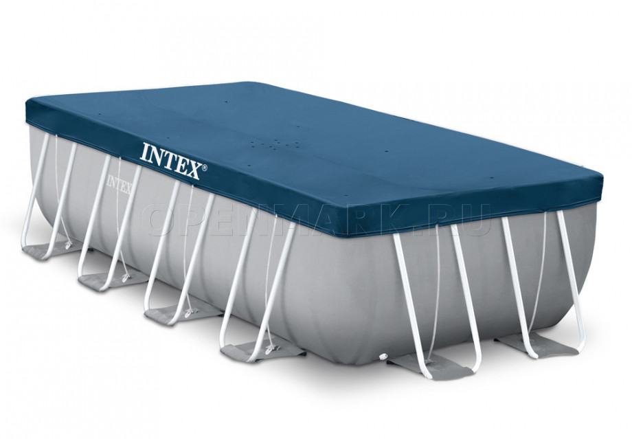   Intex 26792WP Rectangular Prism Frame Pool (488  244  107 ) + 