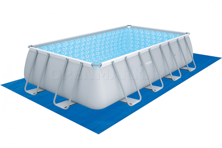   Bestway 56481 Power Steel Rectangular Frame Pool (488  274  122 ) +    + 