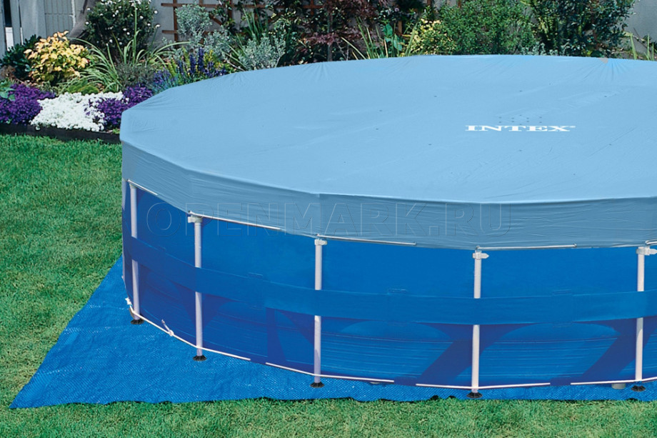Каркасный бассейн Intex 56946 Metal Frame Pool (457 х 122 см) + фильтрующий картриджный насос + аксессуары