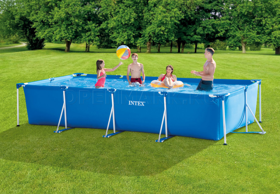   Intex 28273NP Rectangular Frame Pool (450  220  84 )