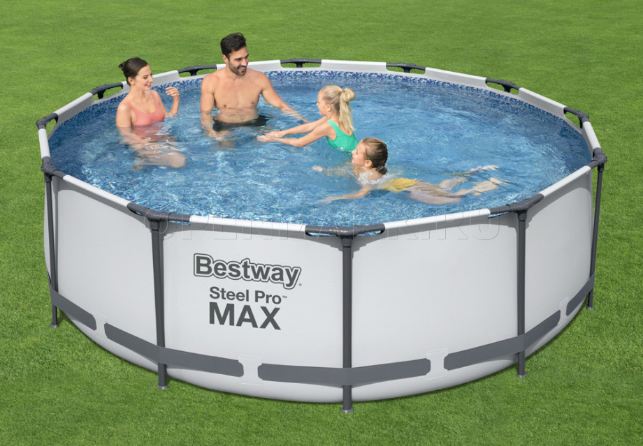   Bestway 56418 Steel Pro Max Frame Pool (366  100 ) +    + 