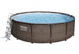   Bestway 56664 Power Steel Deluxe Series Pool (427  107 ) +    + 