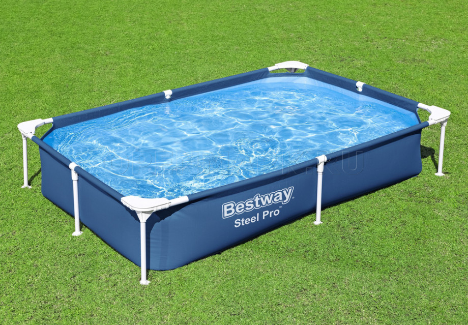   Bestway 56401 Steel Pro Frame Pool (221  150  43 )