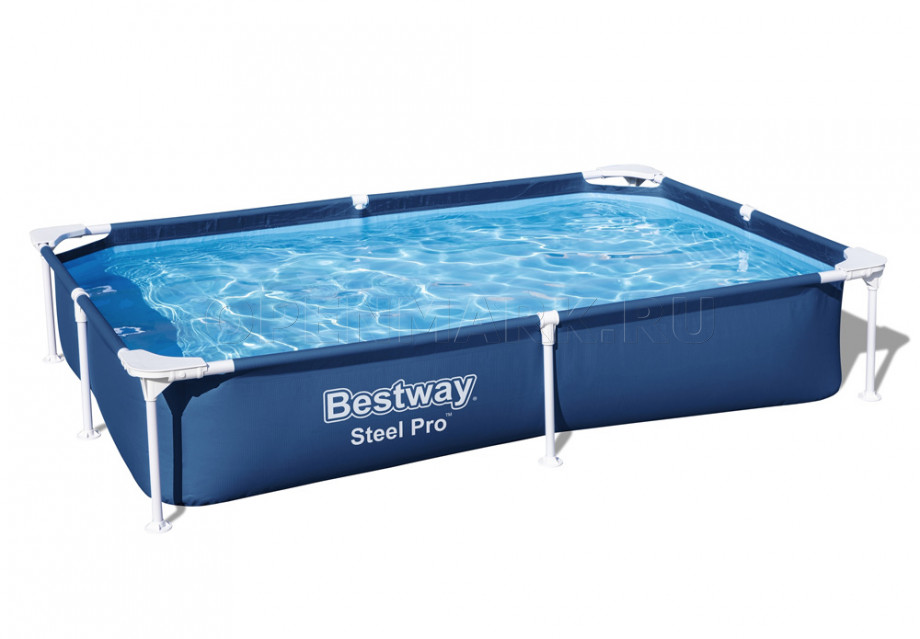   Bestway 56401 Steel Pro Frame Pool (221  150  43 )