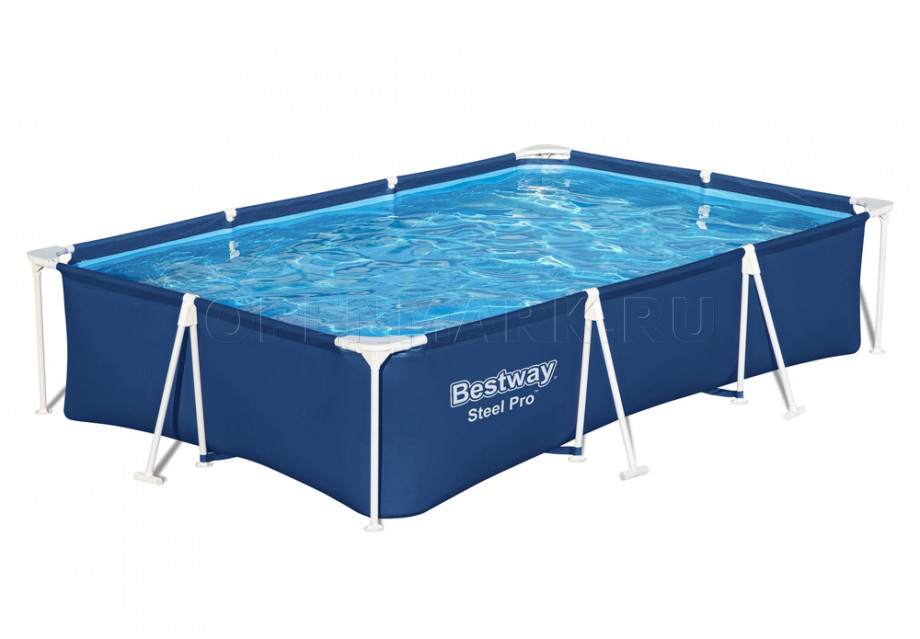 Каркасный бассейн Bestway 56411 Steel Pro Frame Pool (300 х 201 х 66 см) + фильтрующий картриджный насос