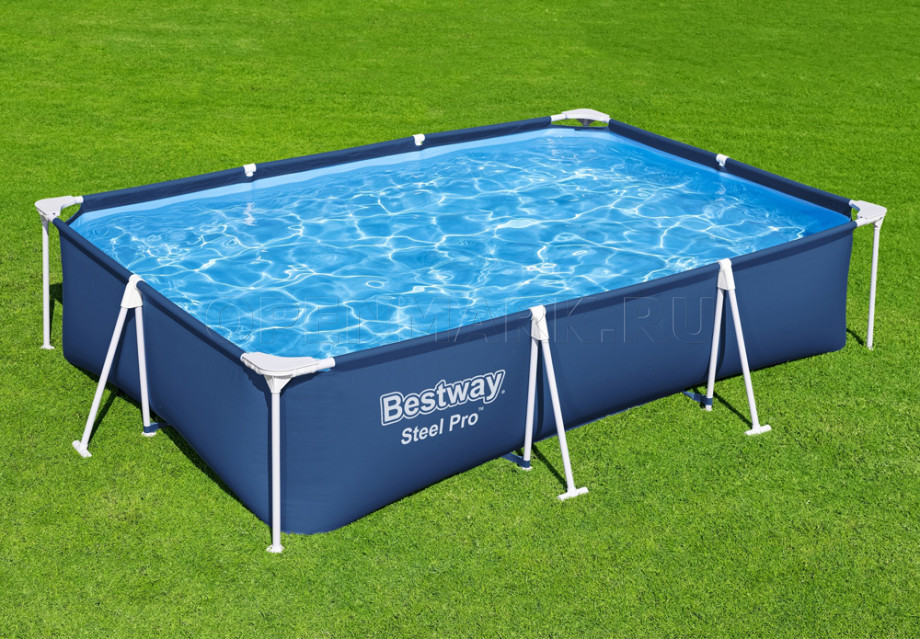   Bestway 56411 Steel Pro Frame Pool (300  201  66 ) +   