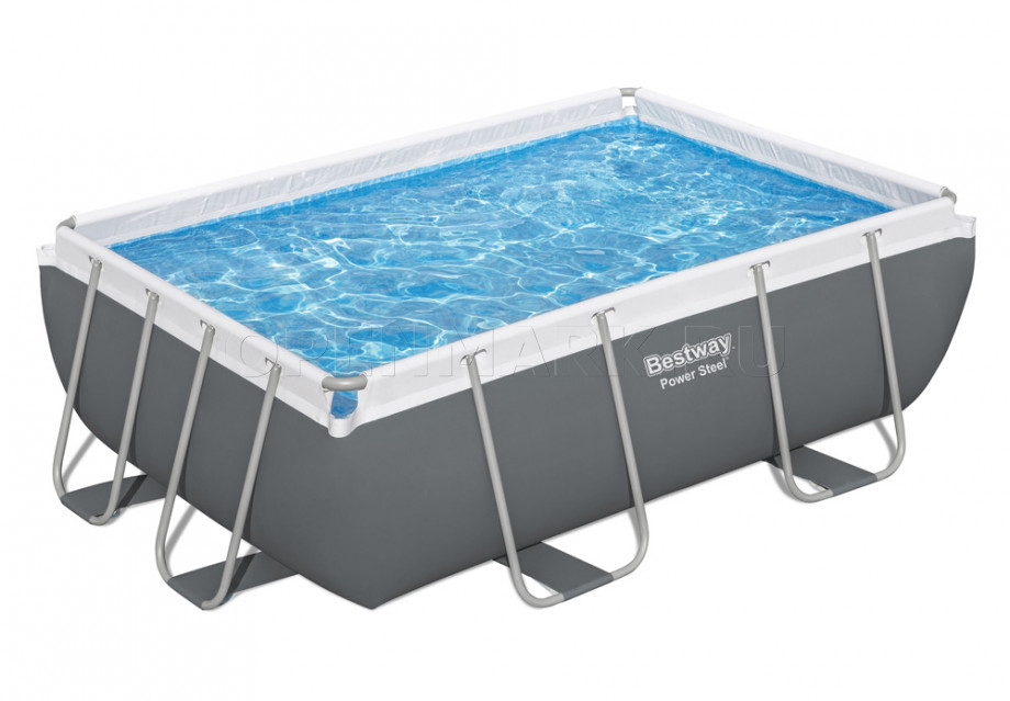   Bestway 56629 Power Steel Rectangular Frame Pool (282  196  84 ) +   