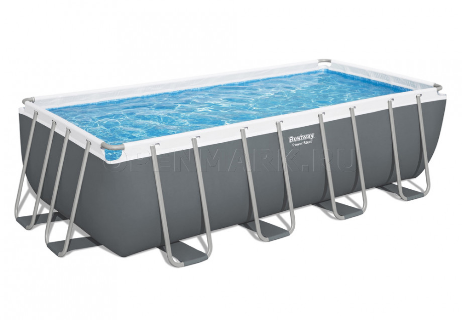   Bestway 56670 Power Steel Rectangular Frame Pool (488  244  122 ) +    + 