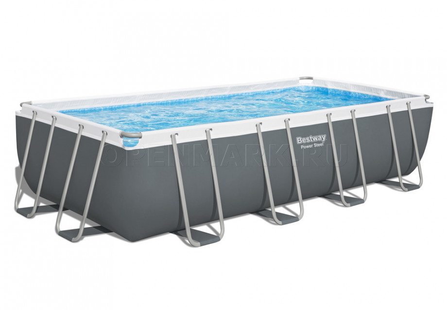   Bestway 56465 Power Steel Rectangular Frame Pool (549  274  122 ) +    + 