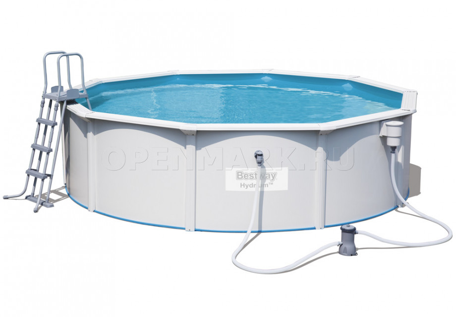 Каркасный бассейн Bestway 56382 Hydrium Pool (460 х 120 см) + фильтрующий картриджный насос + аксессуары