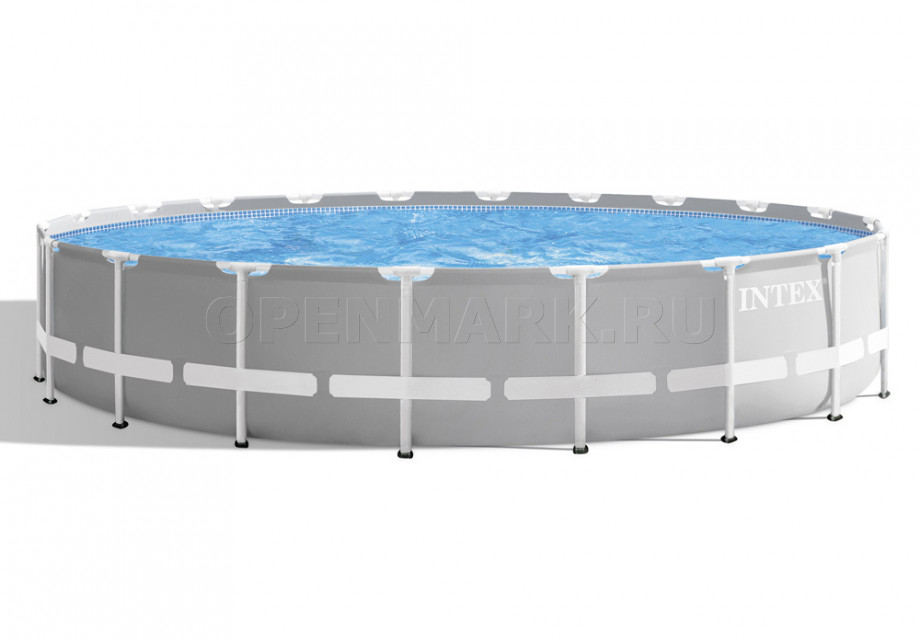 Каркасный бассейн Intex 26756NP Prism Frame Pool (610 х 132 см) + фильтрующий картриджный насос + аксессуары