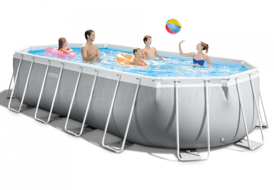   Intex 26798WP Oval Prism Frame Pool (610  305  122 ) + 