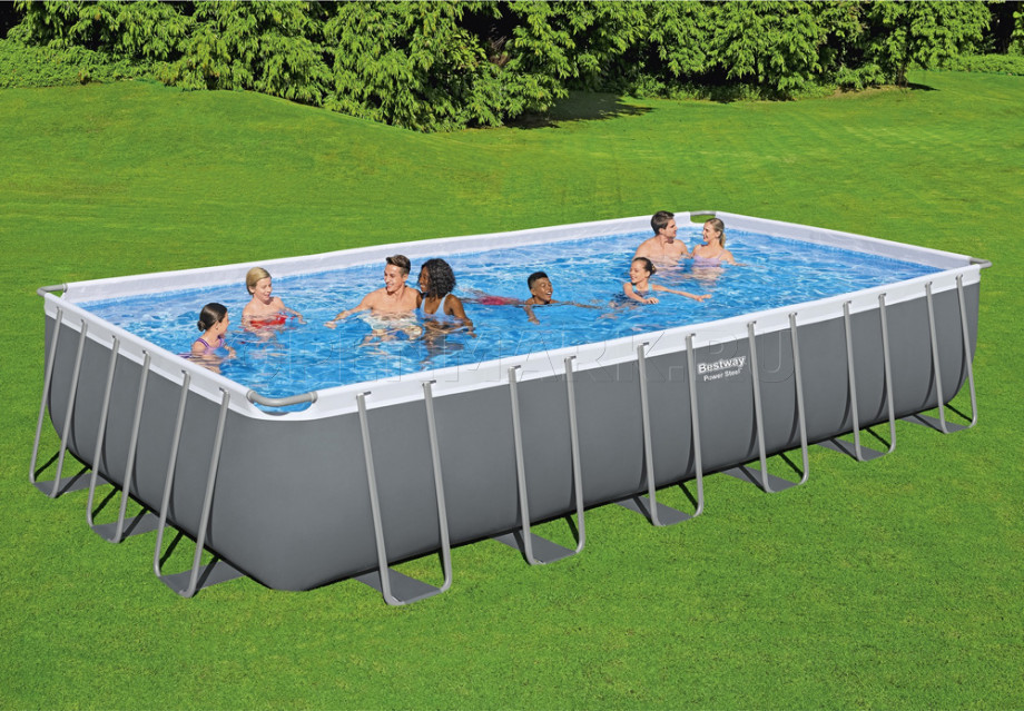   Bestway 56475 Power Steel Rectangular Frame Pool (732  366  132 ) +    + 