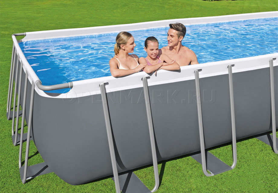   Bestway 56475 Power Steel Rectangular Frame Pool (732  366  132 ) +    + 