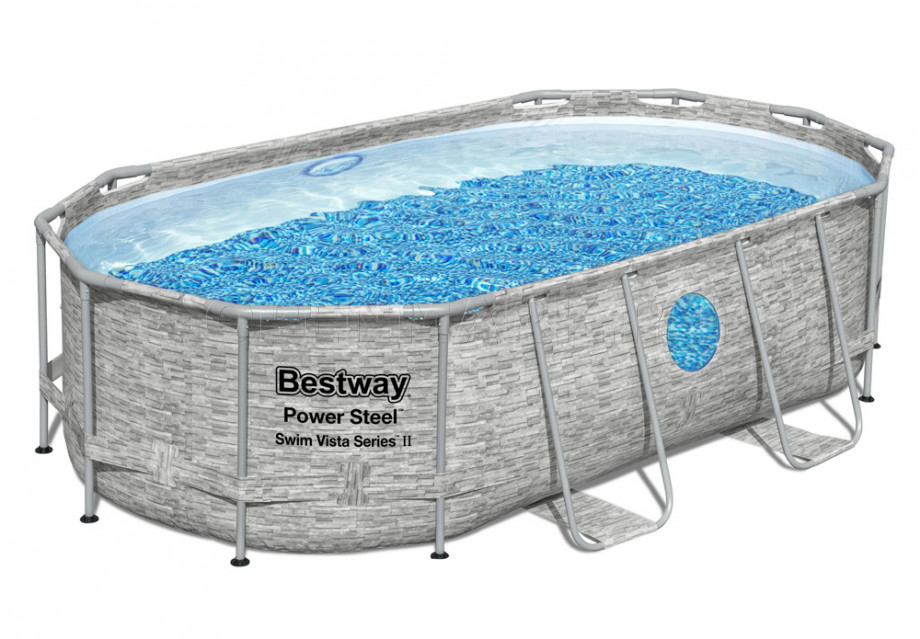   Bestway 56714 Power Steel Swim Vista Frame Pool (427  250  100 ) +    + 