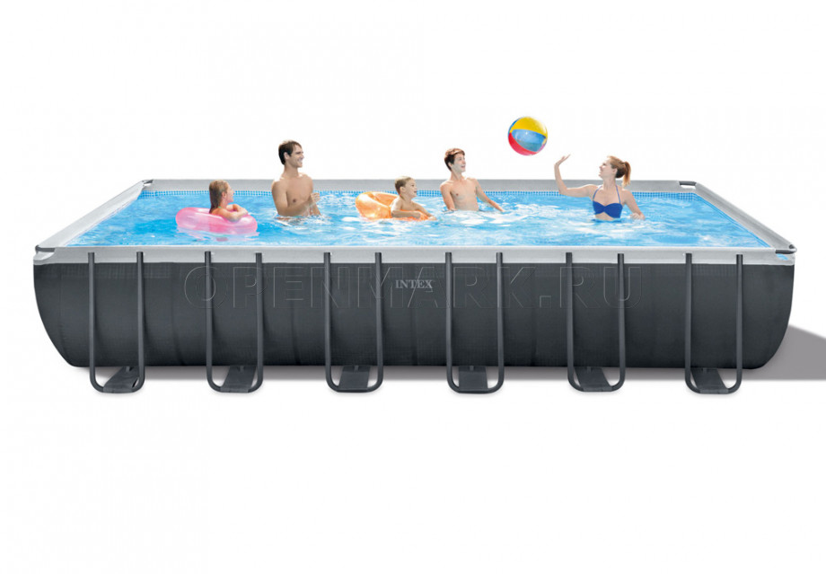   Intex 26364WPA Rectangular Ultra XTR Frame Pool (732  366  132 )